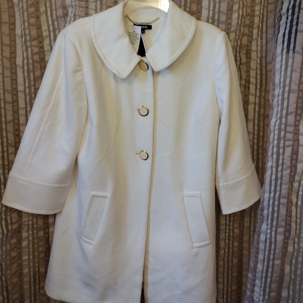 Premise Ivory Peter Pan Coat